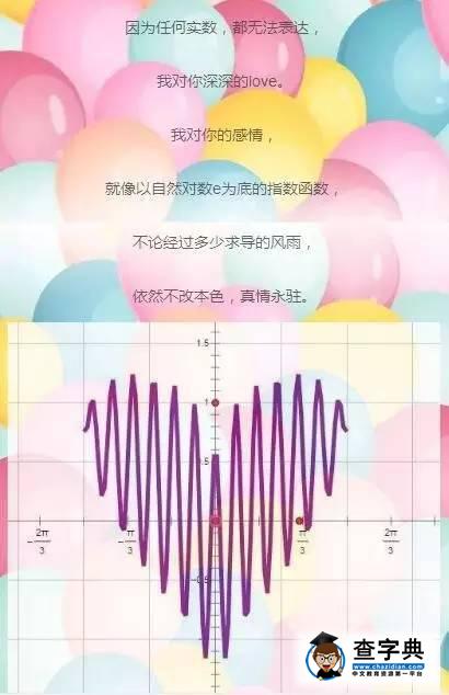 牛！清華大學數學老師用數學公式寫的一封浪漫情書4
