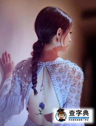 好心疼！原來趙麗穎在后背留紋身是因為這個…1