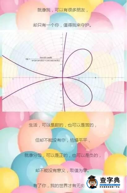 牛！清華大學數學老師用數學公式寫的一封浪漫情書3