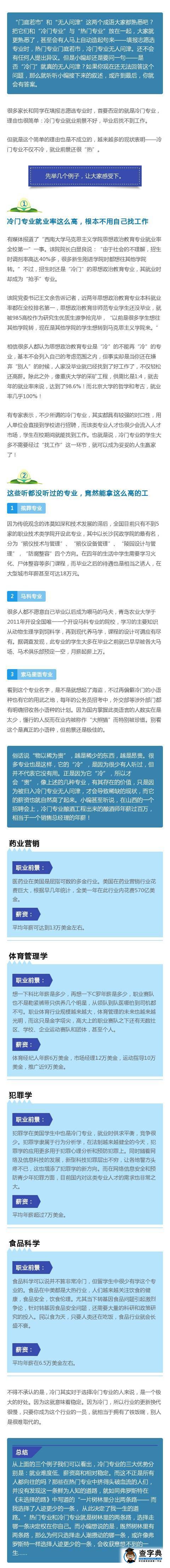 遭嫌棄的冷門專業，畢業后都拿著驚人的高工資，你眼紅了嗎？1