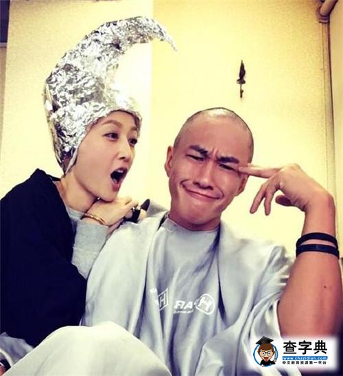 何潤東新婚就要變和尚 老婆親自操刀換發型2