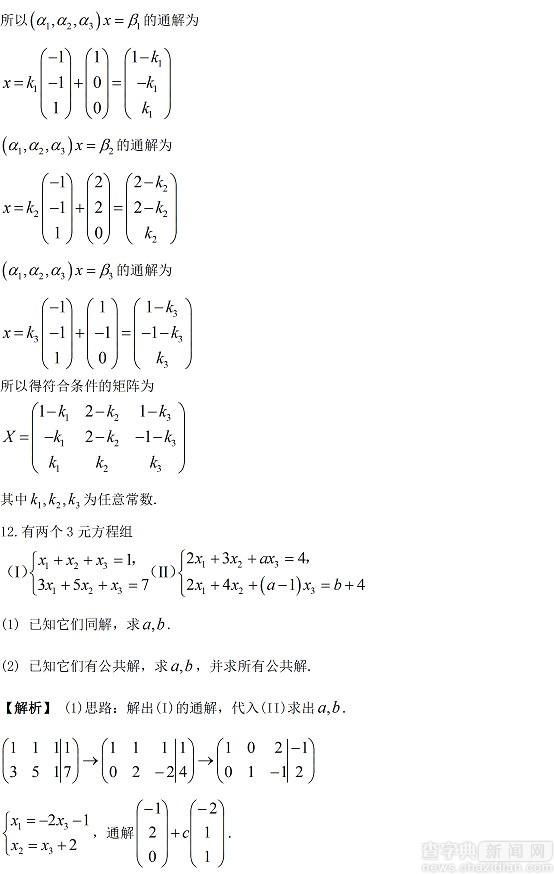 2017年考研數學押題解析22