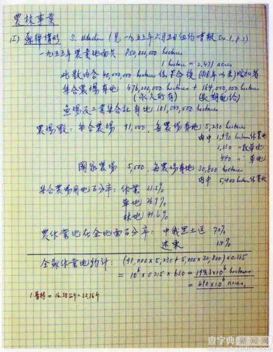 錢學森筆記曝光：字跡工整堪比印刷4