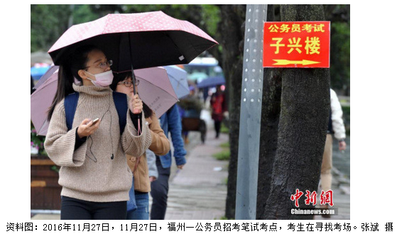 24省份確定參加公務員聯考 招錄人數近12萬 3