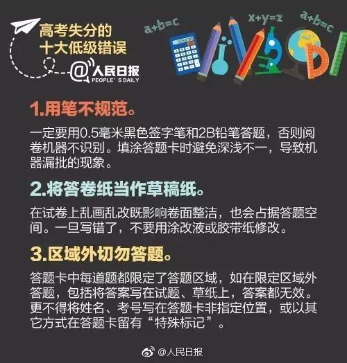 高考最容易犯的低級錯誤 現在就改至少多拿20分！4
