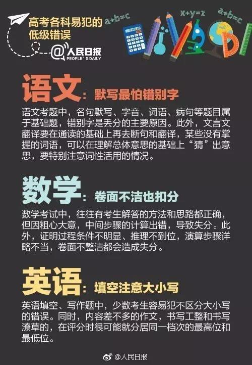 高考最容易犯的低級錯誤 現在就改至少多拿20分！1