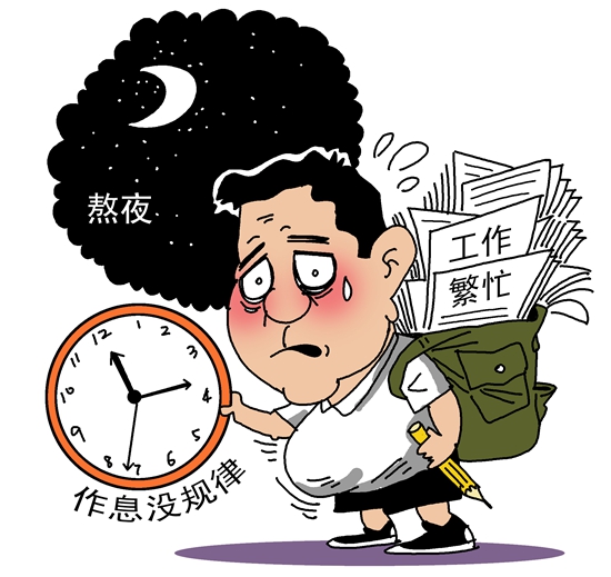 工作學習壓力、手機產品誘惑……你會在假期熬夜嗎1
