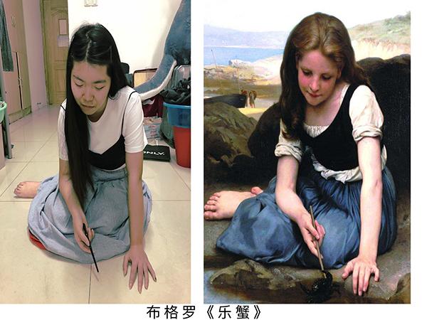 學生模仿名畫擺拍 高手在民間！8