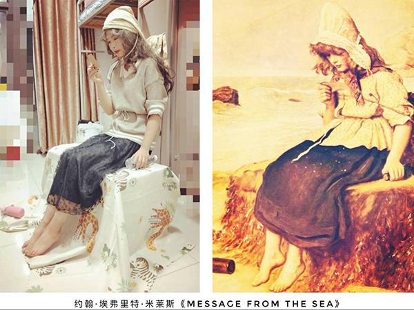 學生模仿名畫擺拍 高手在民間！4