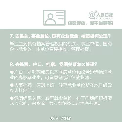 離校3大要緊事：檔案+戶口+租房！3